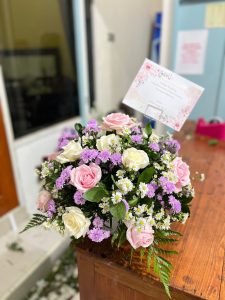 Bunga meja happy wedding jombang