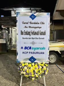 Bunga Standing Duka Cita Printing – 1 Titik Bunga jombang