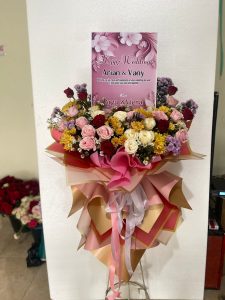 Bunga Happy Wedding – Standing Flower jombang